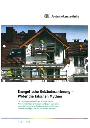 Energetische Gebäudesanierung - Wider die falschen Mythen