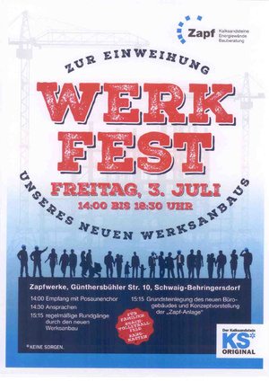 Plakat Werksfest 2015