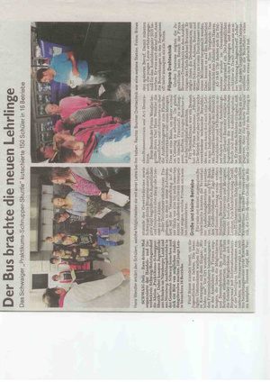 Artikel PZ 05.10.2015 - Bus Schnupper-Shuttle