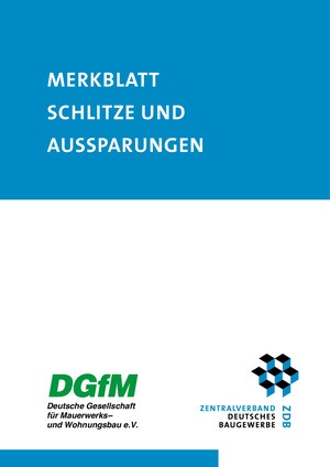 Merkblatt Schlitze und Aussparungen nach EC 6