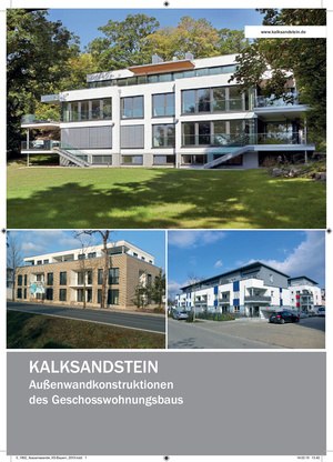 Außenwandkonstruktionen für den Geschoßwohnungsbau