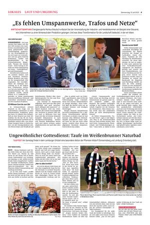 Pegnitz-Zeitung vom 13. Juli 2023